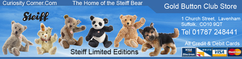 steiff teddy bear sold at Curiosity Corner